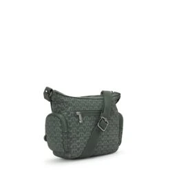 Kipling Gabbie Mini Sign Green Emb -Ospre Winkel image 1023