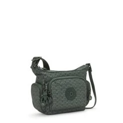 Kipling Gabbie Mini Sign Green Emb -Ospre Winkel image 1024