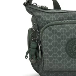 Kipling Gabbie Mini Sign Green Emb -Ospre Winkel image 1026