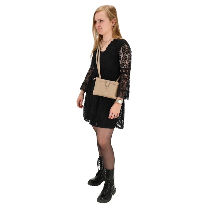 Charm London Stratford Crossbody Taupe 4 Charm London Stratford Crossbody Taupe - Afbeelding 2