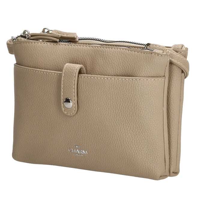 Charm London Stratford Crossbody Taupe 6 Charm London Stratford Crossbody Taupe - Afbeelding 4