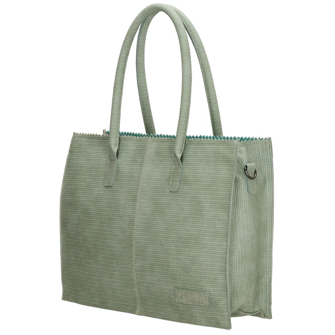 Zebra Trends Linne Handtas Mint 6 Zebra Trends Linne Handtas Mint - Afbeelding 4