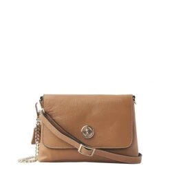 DR Amsterdam Mint Schoudertas III Camel