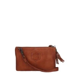 Bear Design Callisto Pelle Alessia Clutch Cognac
