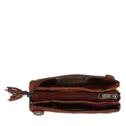 Bear Design Callisto Pelle Alessia Clutch Cognac -Ospre Winkel image 1156