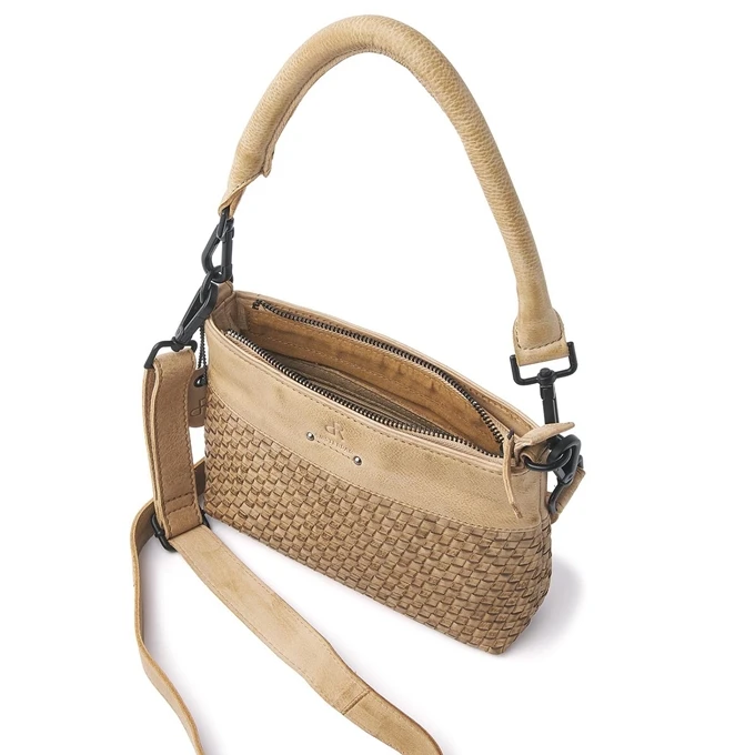DR Amsterdam Tampa Braided Hand / Schoudertas II Beige 6 DR Amsterdam Tampa Braided Hand / Schoudertas II Beige - Afbeelding 4