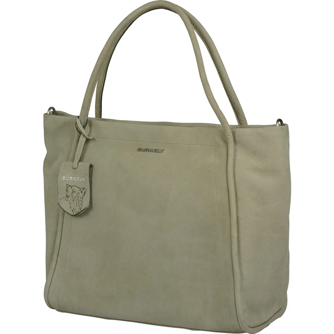 Burkely Still Selene Wide Tote Gloomy Green 5 Burkely Still Selene Wide Tote Gloomy Green - Afbeelding 3
