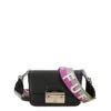 Furla Metropolis Crossbody Mini Webbing Nero/marmo Violet