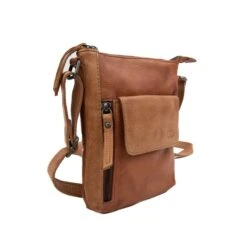Bear Design Davide Crossbody Taupe -Ospre Winkel image 1265