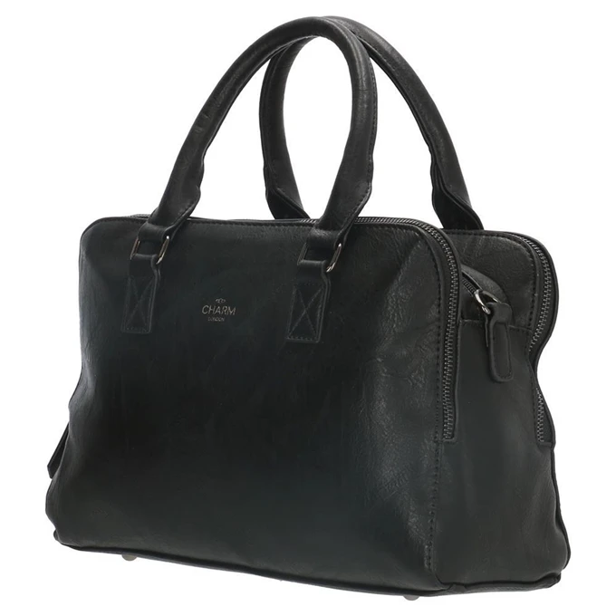 Charm London Chelsea Handtas Zwart II 4 Charm London Chelsea Handtas Zwart II - Afbeelding 2