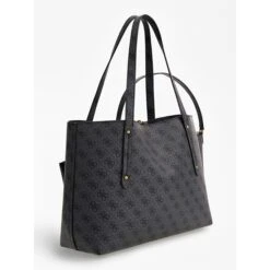 Guess Eco Brenton Tote Coal Logo -Ospre Winkel image 1305