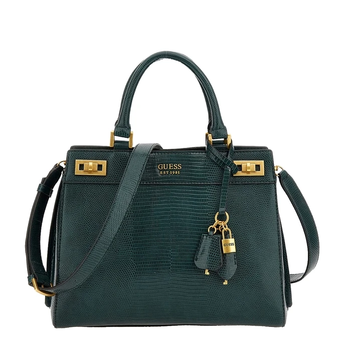 Guess Katey Luxury Satchel Forest 3 Guess Katey Luxury Satchel Forest