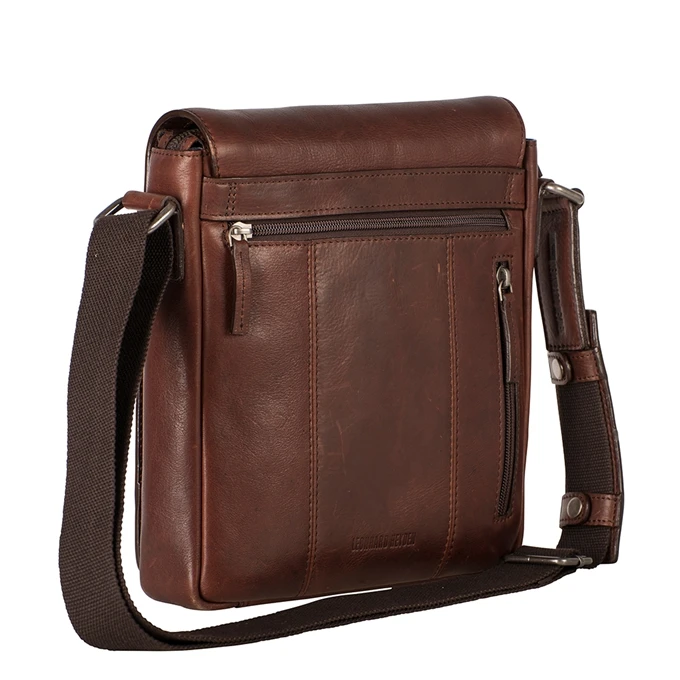 Leonhard Heyden Roma Shoulderbag S Tablet Brown 4 Leonhard Heyden Roma Shoulderbag S Tablet Brown - Afbeelding 2