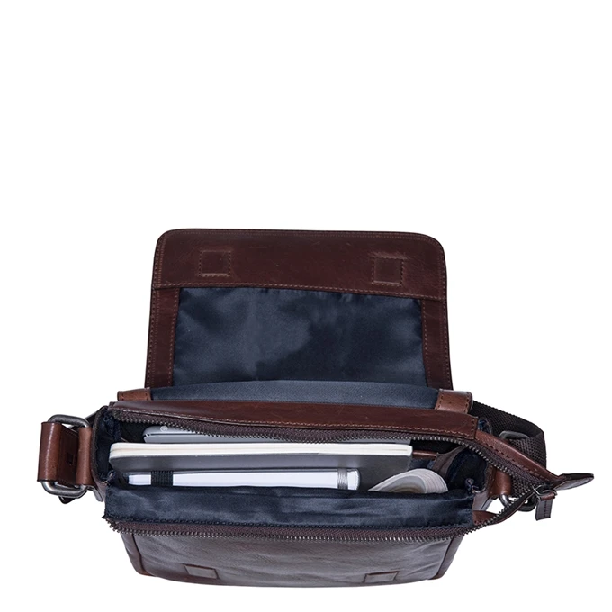 Leonhard Heyden Roma Shoulderbag S Tablet Brown 5 Leonhard Heyden Roma Shoulderbag S Tablet Brown - Afbeelding 3