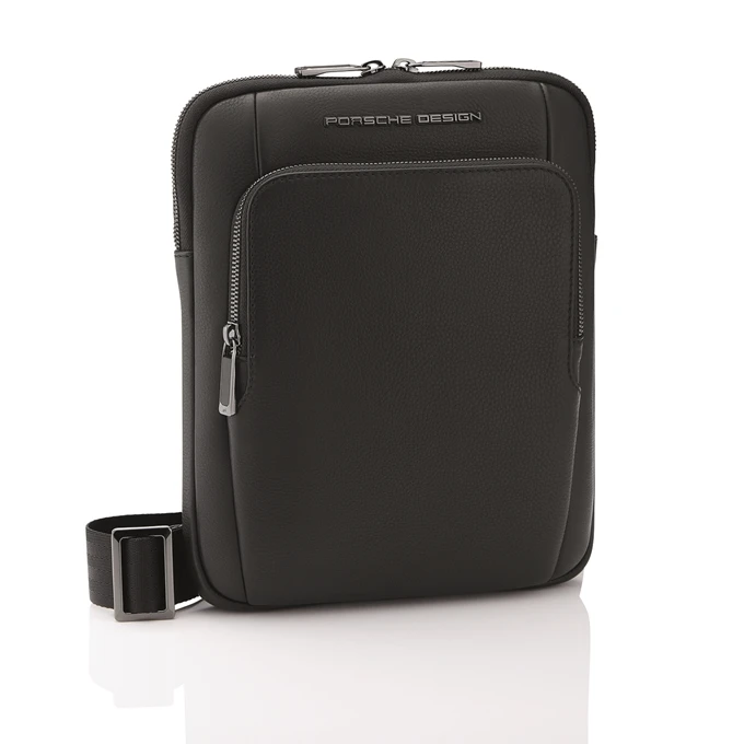 Porsche Design Roadster Leather Shoulderbag S Black 4 Porsche Design Roadster Leather Shoulderbag S Black - Afbeelding 2