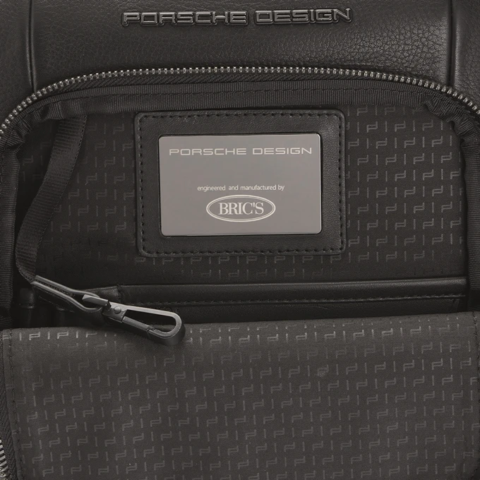 Porsche Design Roadster Leather Shoulderbag S Black 6 Porsche Design Roadster Leather Shoulderbag S Black - Afbeelding 4
