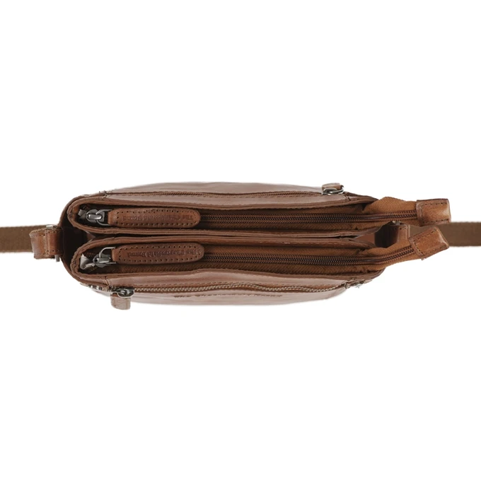 The Chesterfield Brand Laos Schoudertas Cognac 5 The Chesterfield Brand Laos Schoudertas Cognac - Afbeelding 3