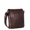 Leonhard Heyden Cambridge Messenger Bag S Red Brown -Ospre Winkel image 1705