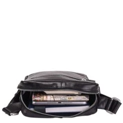 Leonhard Heyden Cambridge Shoulderbag S Black -Ospre Winkel image 1720