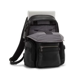 Tumi Alpha Bravo Nathan Navigation Backpack Leather Black -Ospre Winkel image 1761