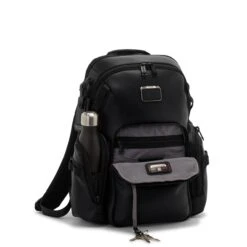 Tumi Alpha Bravo Nathan Navigation Backpack Leather Black -Ospre Winkel image 1762