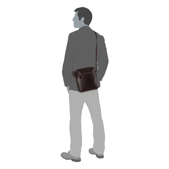 Leonhard Heyden Dakota Messenger Bag XS Brown 4 Leonhard Heyden Dakota Messenger Bag XS Brown - Afbeelding 2