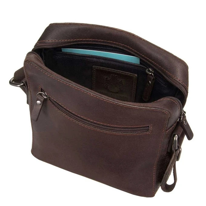 Leonhard Heyden Dakota Messenger Bag XS Brown 6 Leonhard Heyden Dakota Messenger Bag XS Brown - Afbeelding 4