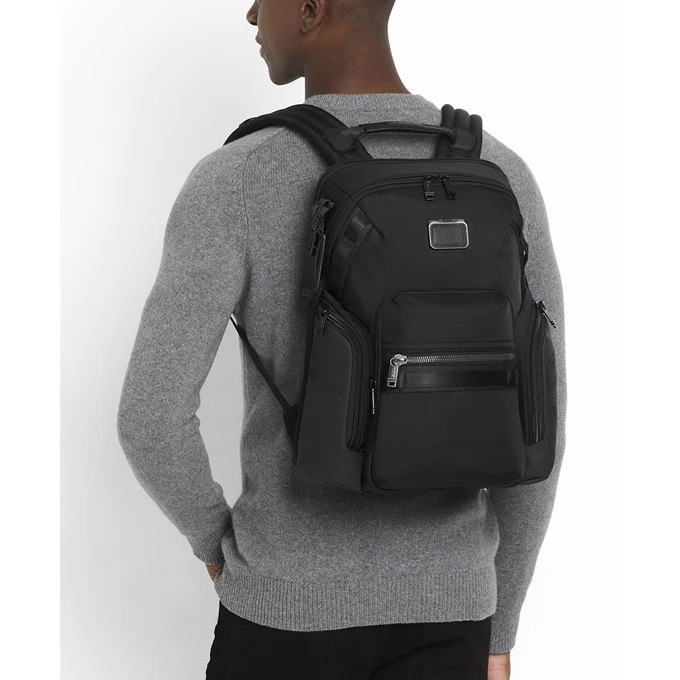 Tumi Alpha Bravo Nathan Navigation Backpack Black 4 Tumi Alpha Bravo Nathan Navigation Backpack Black - Afbeelding 2