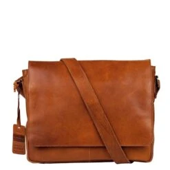 Burkely Vintage Juul Messenger Bag Cognac -Ospre Winkel image 1822