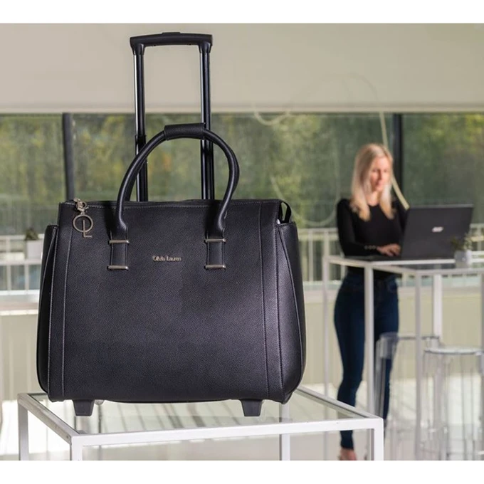 Olivia Lauren College Business Trolley Zwart 5 Olivia Lauren College Business Trolley Zwart - Afbeelding 3