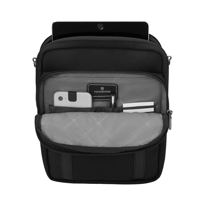 Victorinox Werks Professional Cordura Crossbody Tablet Bag Black 8 Victorinox Werks Professional Cordura Crossbody Tablet Bag Black - Afbeelding 6