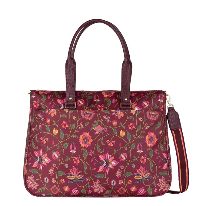 Oilily Charly Carry All Joy Flowers Chocolate 3 Oilily Charly Carry All Joy Flowers Chocolate
