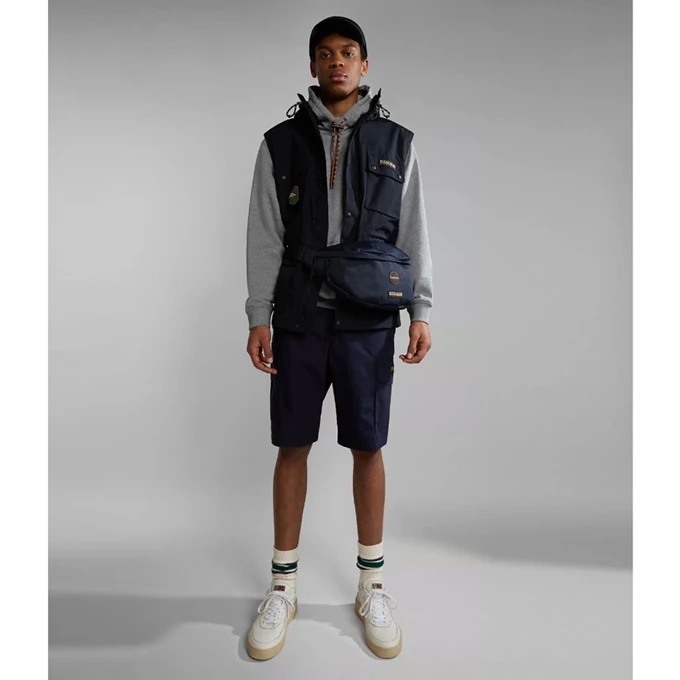 Napapijri Voyage Waistbag Blu Marine 4 Napapijri Voyage Waistbag Blu Marine - Afbeelding 2