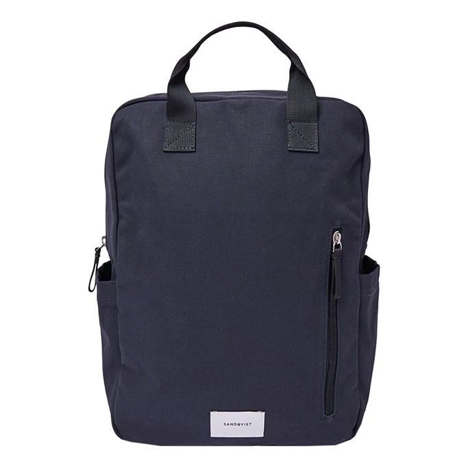 Sandqvist Knut Backpack Navy Blue With Navy Webbing 3 Sandqvist Knut Backpack Navy Blue With Navy Webbing