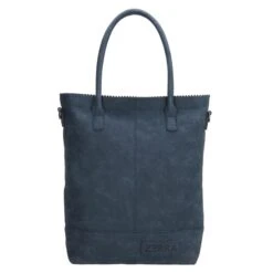 Zebra Trends Kartel Met Rits Shopper Jeansblauw 11 Zebra Trends Kartel Met Rits Shopper Jeansblauw -Ospre Winkel image 766