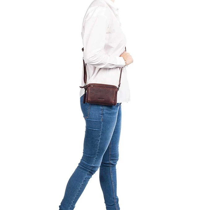 Burkely Antique Avery Mini Bag Brown 4 Burkely Antique Avery Mini Bag Brown - Afbeelding 2