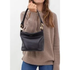 LouLou Essentiels Royal Nappa Shoulderbag Black -Ospre Winkel image 790