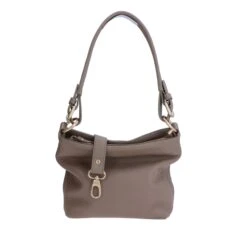 LouLou Essentiels Royal Nappa Shoulderbag Taupe -Ospre Winkel image 804