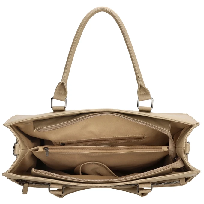 Charm London Birmingham Schoudertas Taupe 8 Charm London Birmingham Schoudertas Taupe - Afbeelding 6