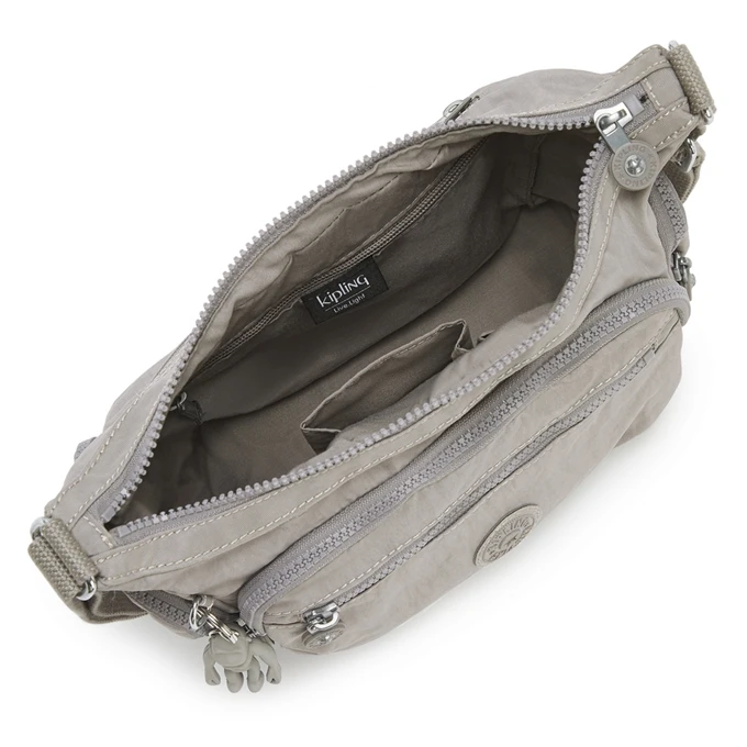 Kipling Gabbie S Crossbody Grey Gris 7 Kipling Gabbie S Crossbody Grey Gris - Afbeelding 5