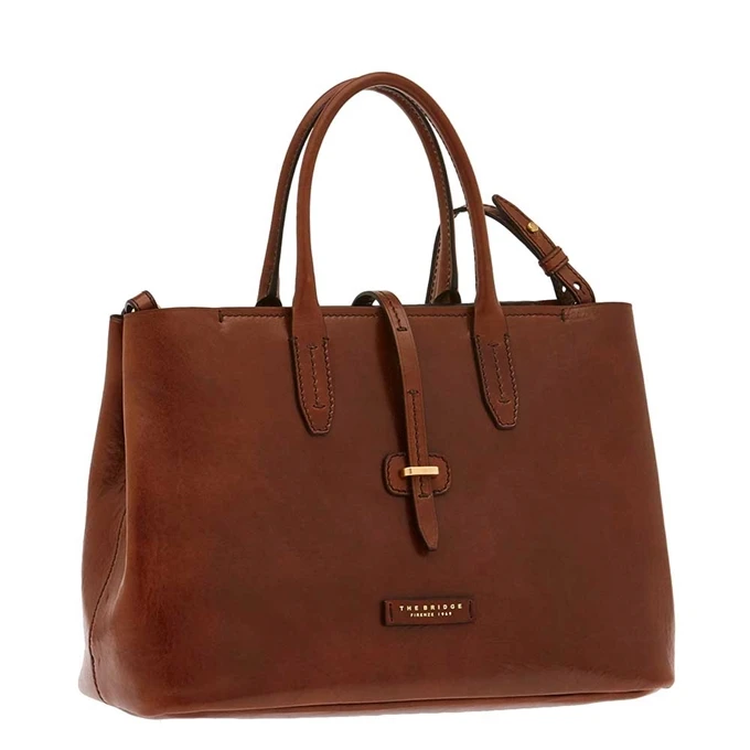 The Bridge Dalston Shopping Tote Brown/gold 3 The Bridge Dalston Shopping Tote Brown/gold