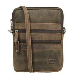 Bear Design Dark Nature Schoudertas XS Brown